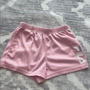 Fila girls Light Pink Athletic Shorts
